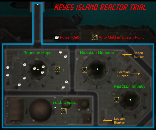 Keyes Island Reactor map