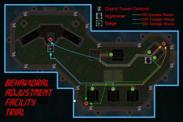 Behavioral Adjustment Facility map