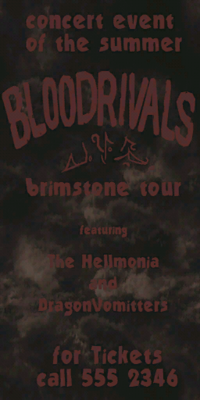 Bloodrivals Brimstone Tour: Hellmonia and DragonVomitters